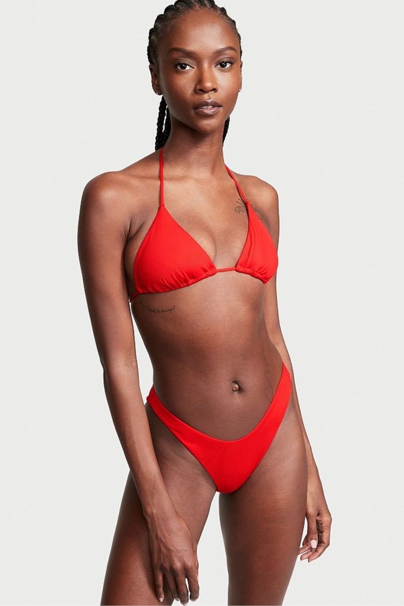 Victoria\'s Secret Bikiny Bottom Červené | GITWA-7201