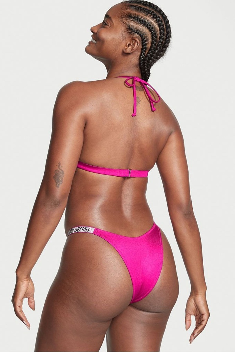 Victoria's Secret Bikiny Top Ruzove Ruzove | XJBAI-6184