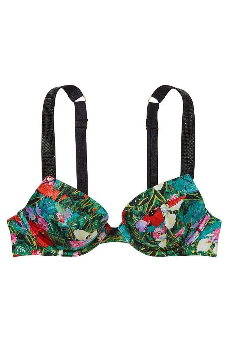 Victoria's Secret Bikiny Top Čierne | XHWBO-8521