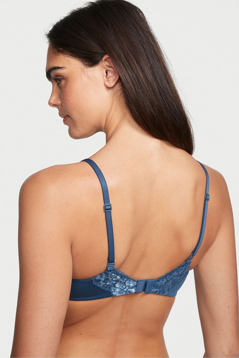 Victoria's Secret Body by Victoria Cipkovane Lightly Podsite Demi Bra Modre | KUVSH-0253