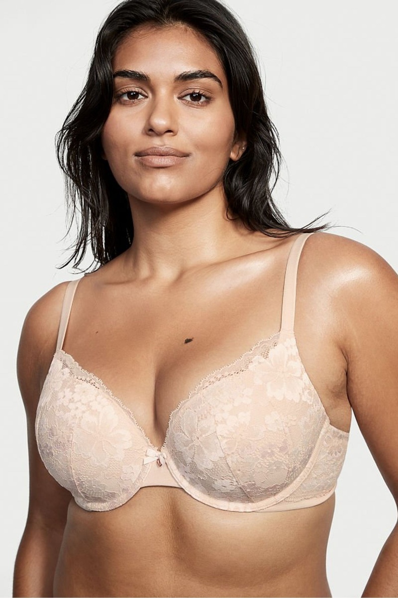 Victoria\'s Secret Body by Victoria Cipkovane Full Cup Push Up Bra Champagne Nude | LMCUB-2840