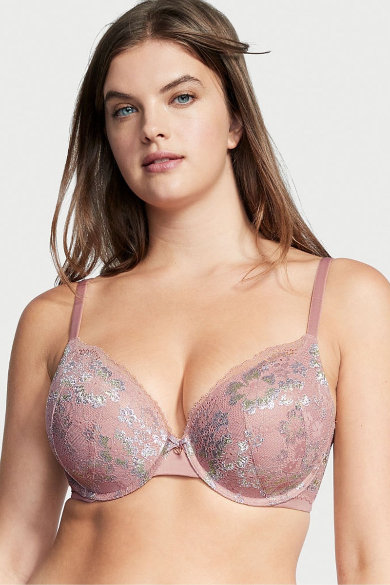 Victoria\'s Secret Body by Victoria Cipkovane Full Cup Push Up Bra Ruzove | ZVCUQ-7025