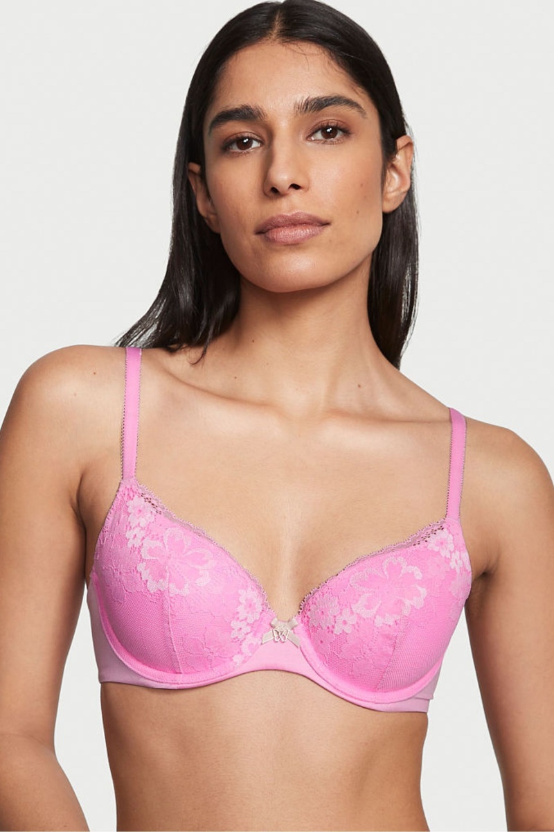 Victoria's Secret Body by Victoria Cipkovane Lightly Podsite Demi Bra Hnede | RUBWS-5809