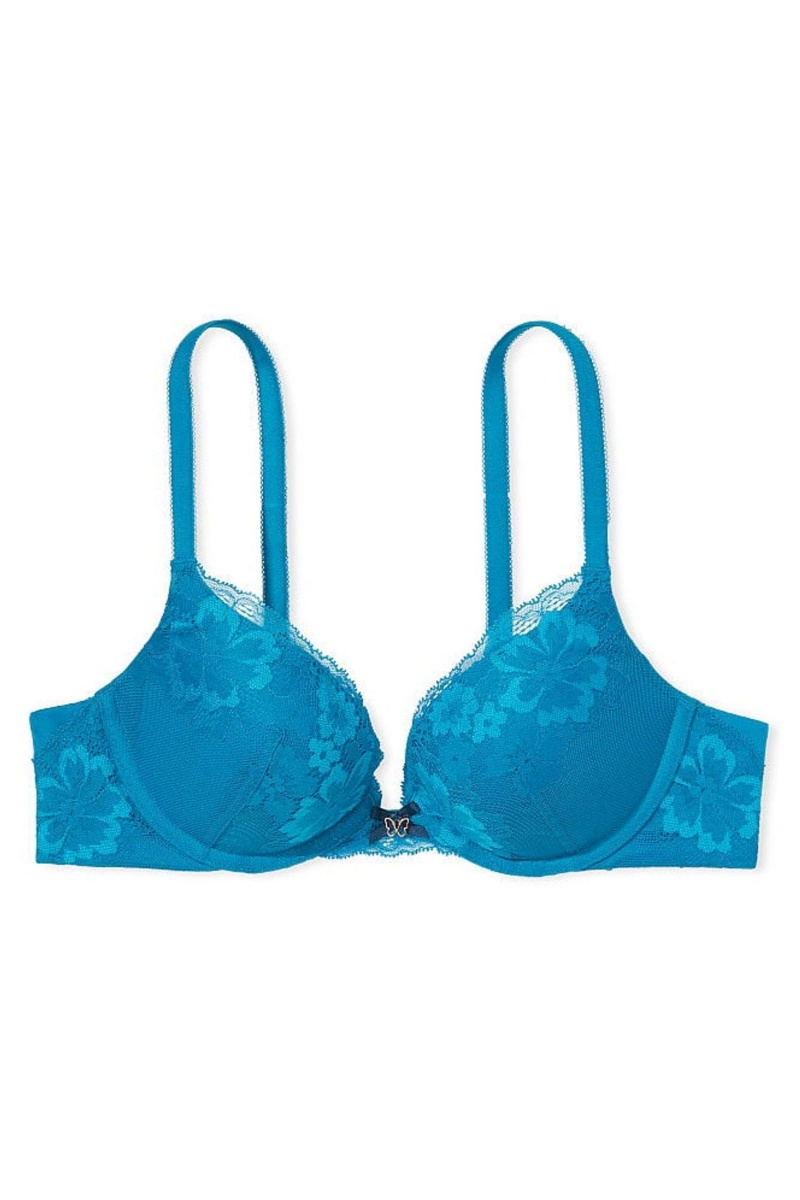 Victoria's Secret Body by Victoria Cipkovane Lightly Podsite Full Cup Bra Mätové Zelene | EAMNP-5382