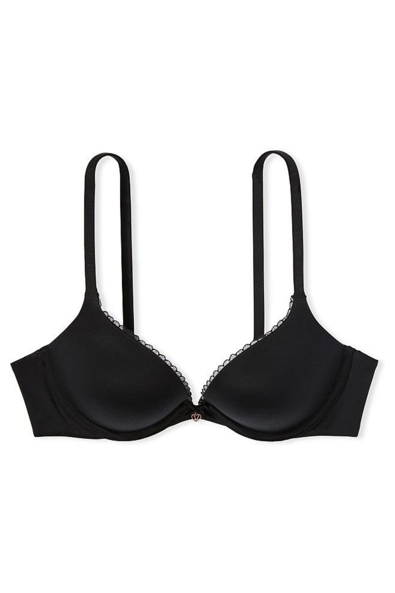 Victoria's Secret Body by Victoria Smooth Push Up Bra Čierne | OHUPK-1795