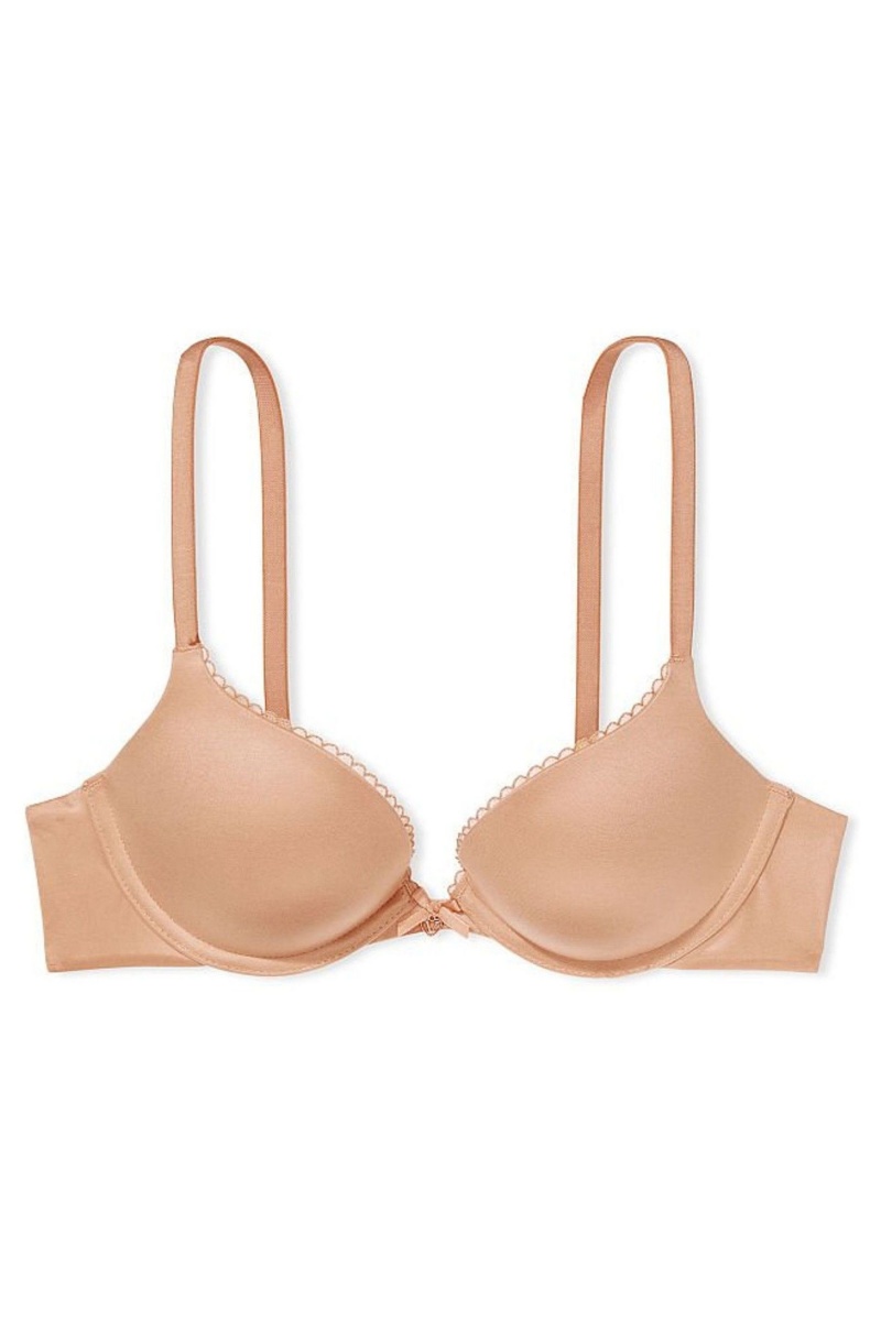 Victoria's Secret Body by Victoria Smooth Push Up Bra Toasted Sugar Nude | RPEZY-5936