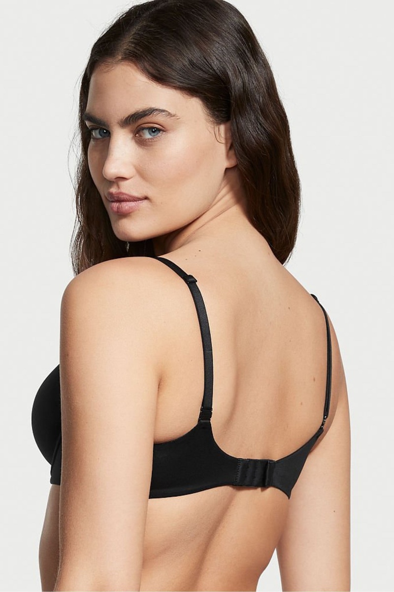 Victoria's Secret Body by Victoria Smooth Lightly Podsite Demi Bra Čierne | OSPNK-4729