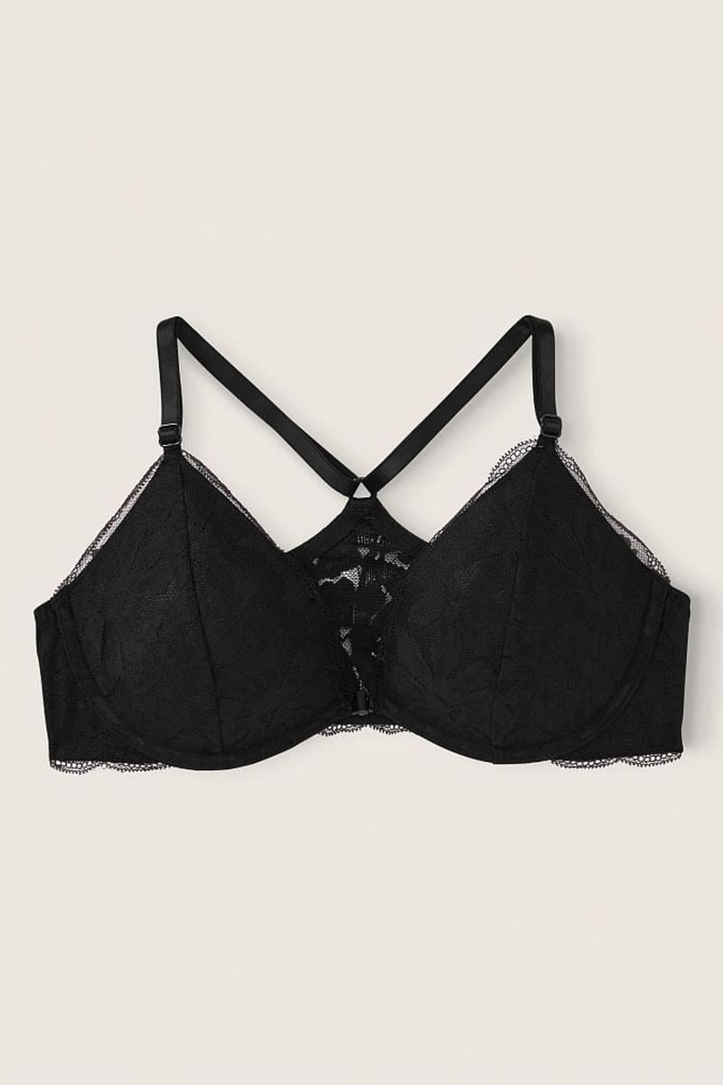 Victoria\'s Secret Cipkovane Front Zapinanie Push Up Bra Modre | RKZSC-3620