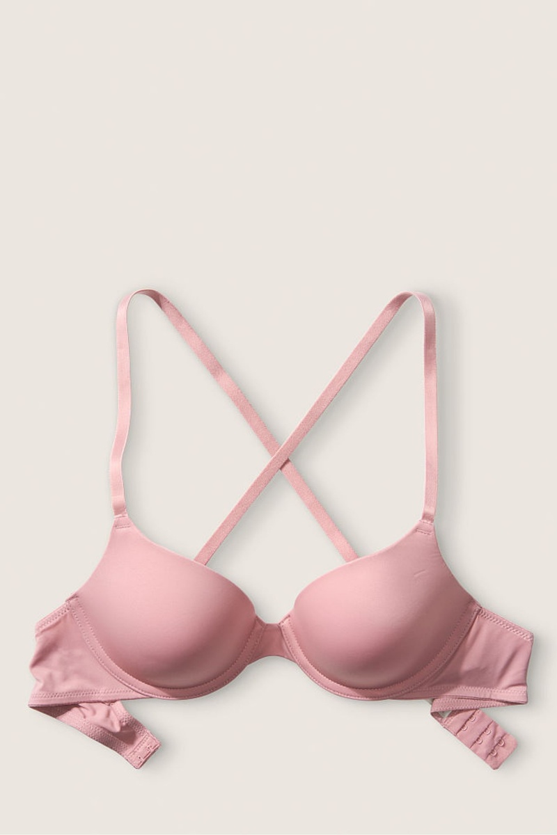 Victoria's Secret Cipkovane Lightly Podsite T-Shirt Bra Modre | TWXUB-1476