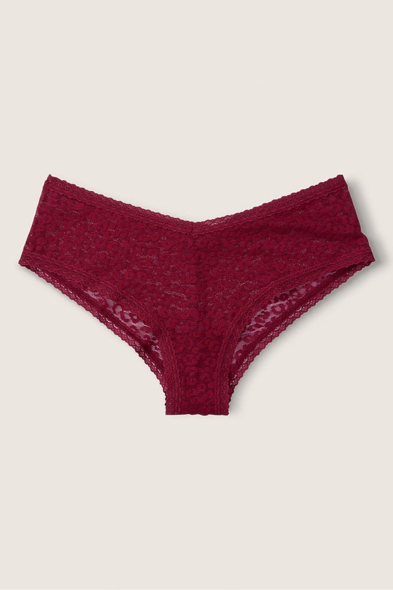 Victoria\'s Secret Cipkovane Logo Cheeky Knickers Biele | ZONVG-4679