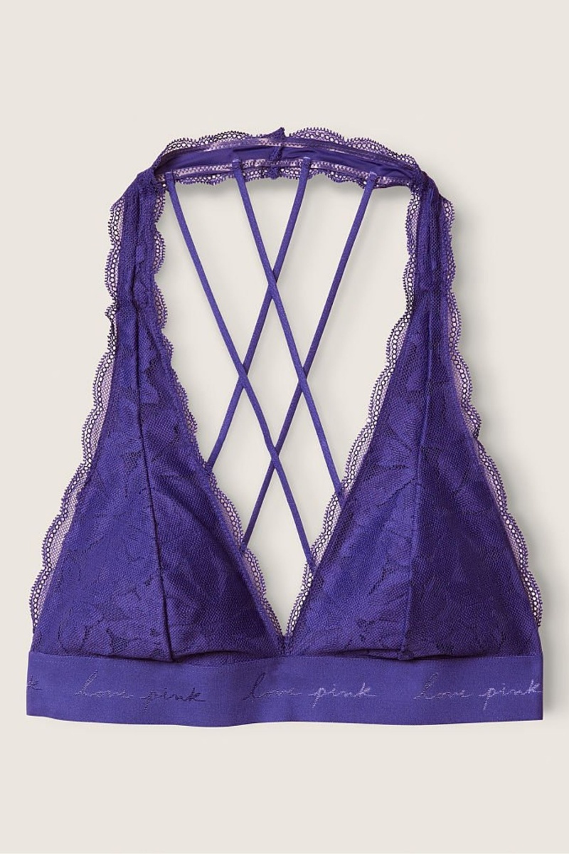 Victoria\'s Secret Cipkovane Remienkové Back Halterneck Bralette Koralove Krém Oranžové | LDACY-1684