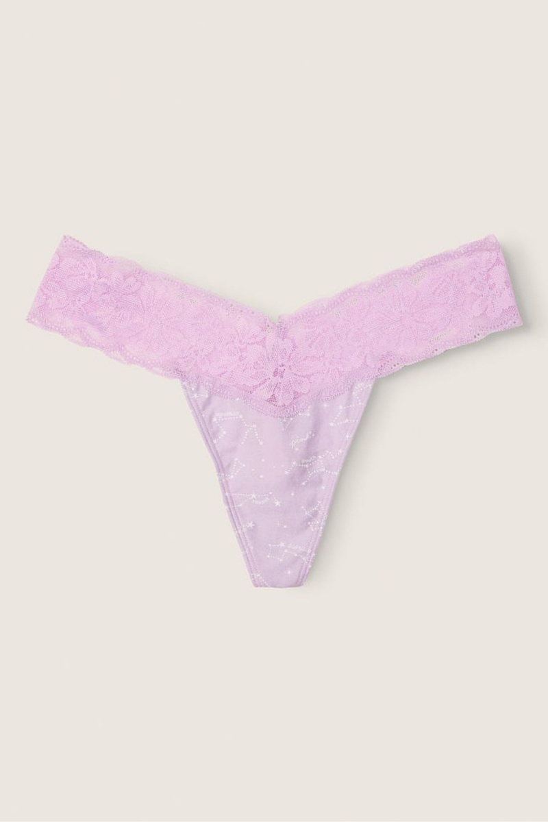 Victoria\'s Secret Cipkovane Trim Tanga Knickers Nachový | JXOZC-9215