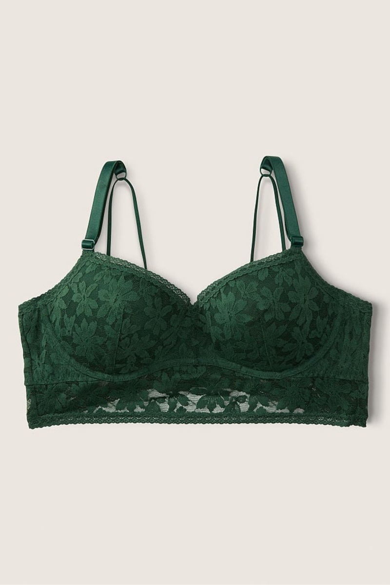 Victoria's Secret Cipkovane Wired Push Up Bralette Modre | VWKOD-6384