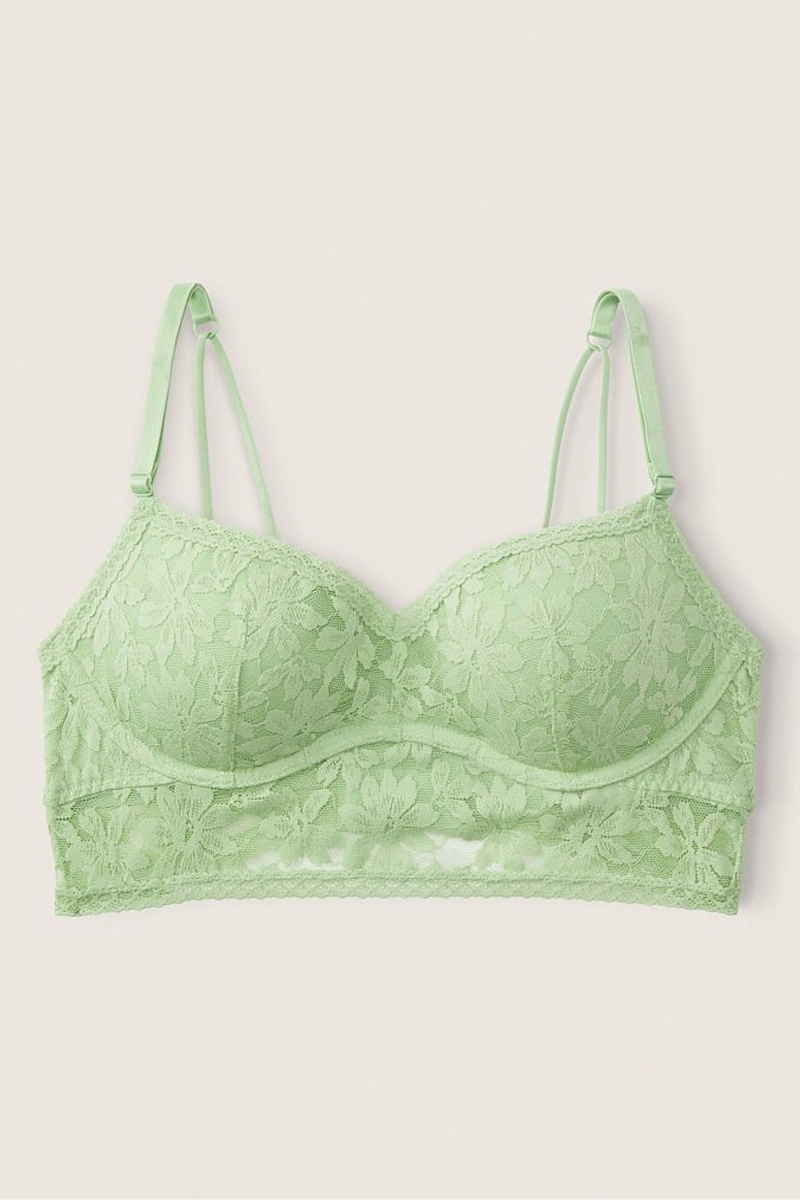 Victoria's Secret Cipkovane Wired Push Up Bralette Modre | LSVUG-2648