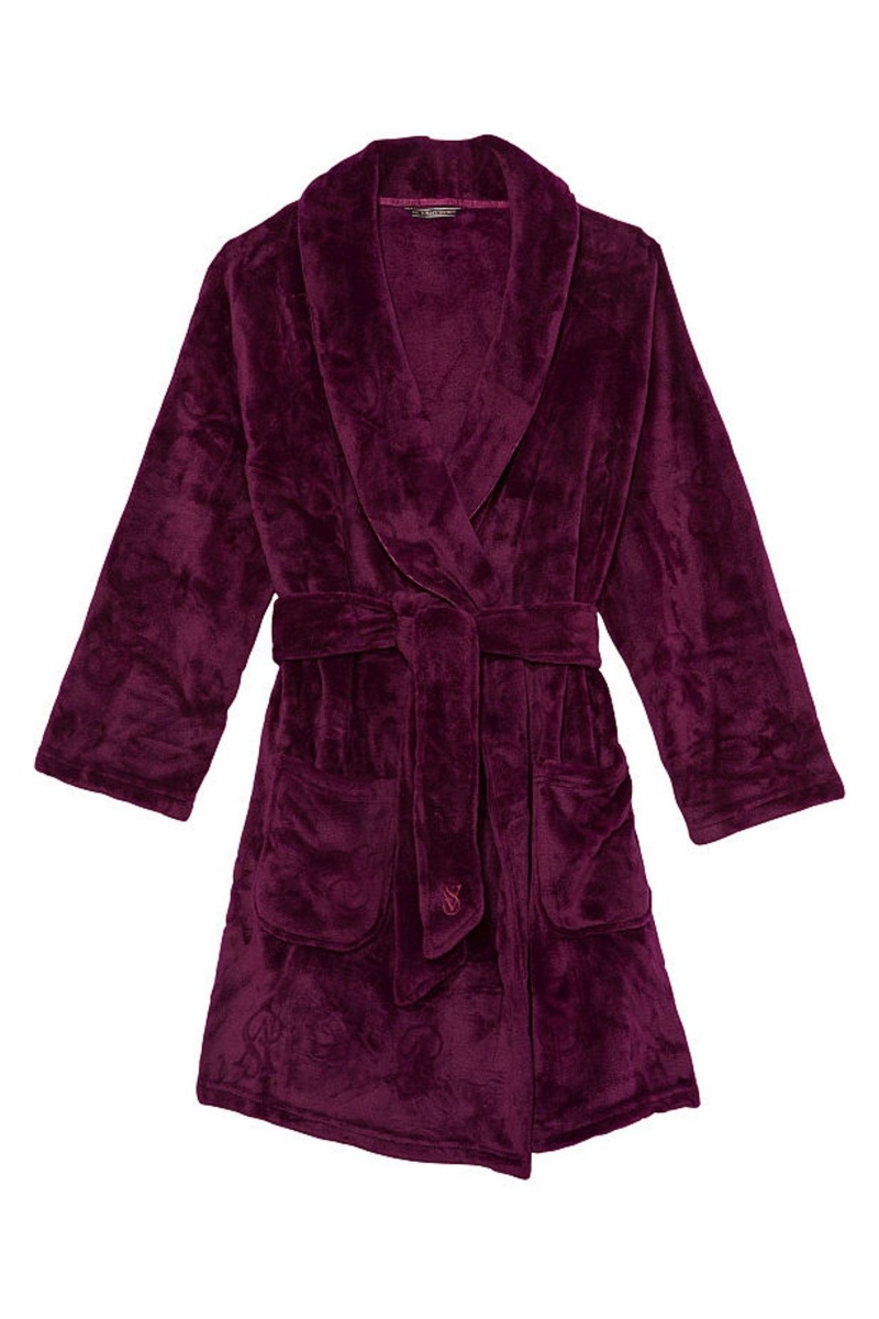 Victoria's Secret Cosy Kratke Dressing Gown Červené | ZWBVJ-7369