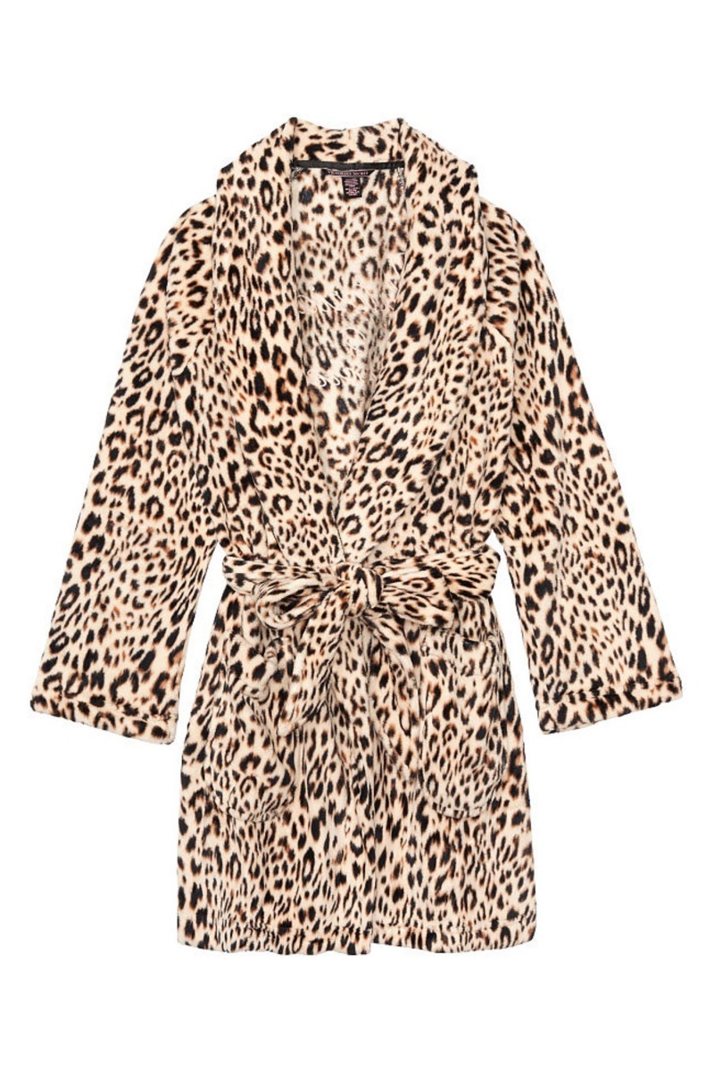 Victoria's Secret Cosy Kratke Robe Čierne | SUPDY-8403