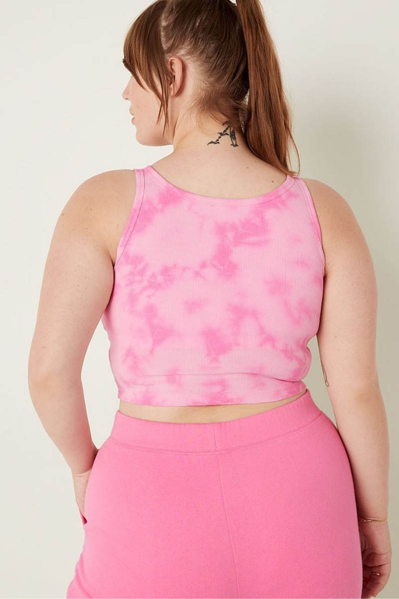 Victoria's Secret Crop Tank Top Ruzove | YBHZD-7521