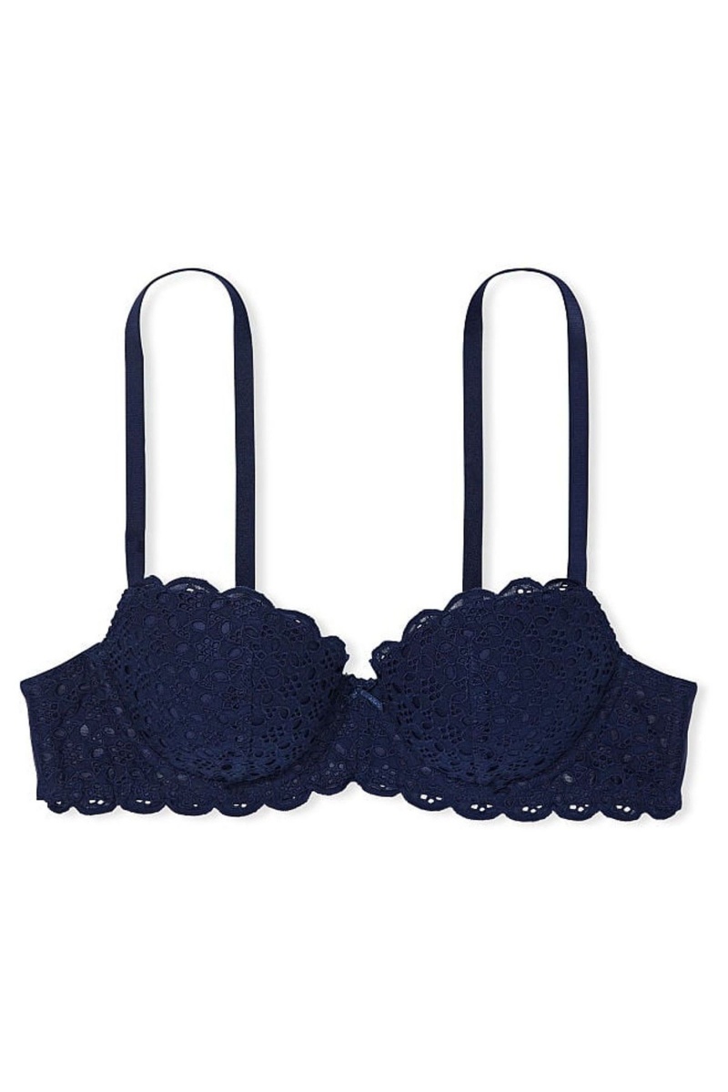 Victoria's Secret Dream Angels Broderie Scalloped Trim Bra Ensign | MXNJU-6741