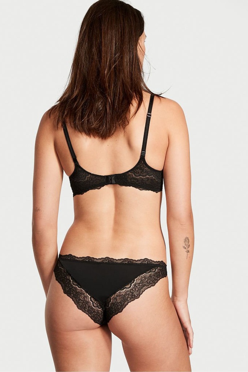 Victoria's Secret Dream Angels Knickers Čierne | EVBAH-1530