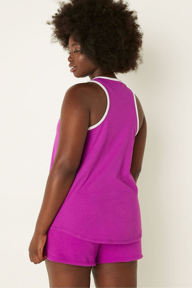 Victoria's Secret Everyday Ringer Tank Modre | EIKHG-8274