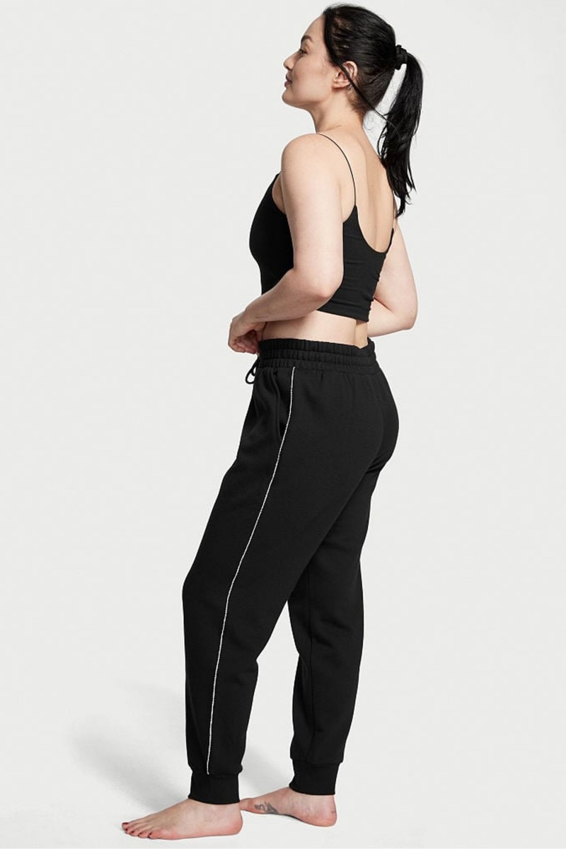 Victoria's Secret Fleece Jogger Čierne | ARMEZ-6349