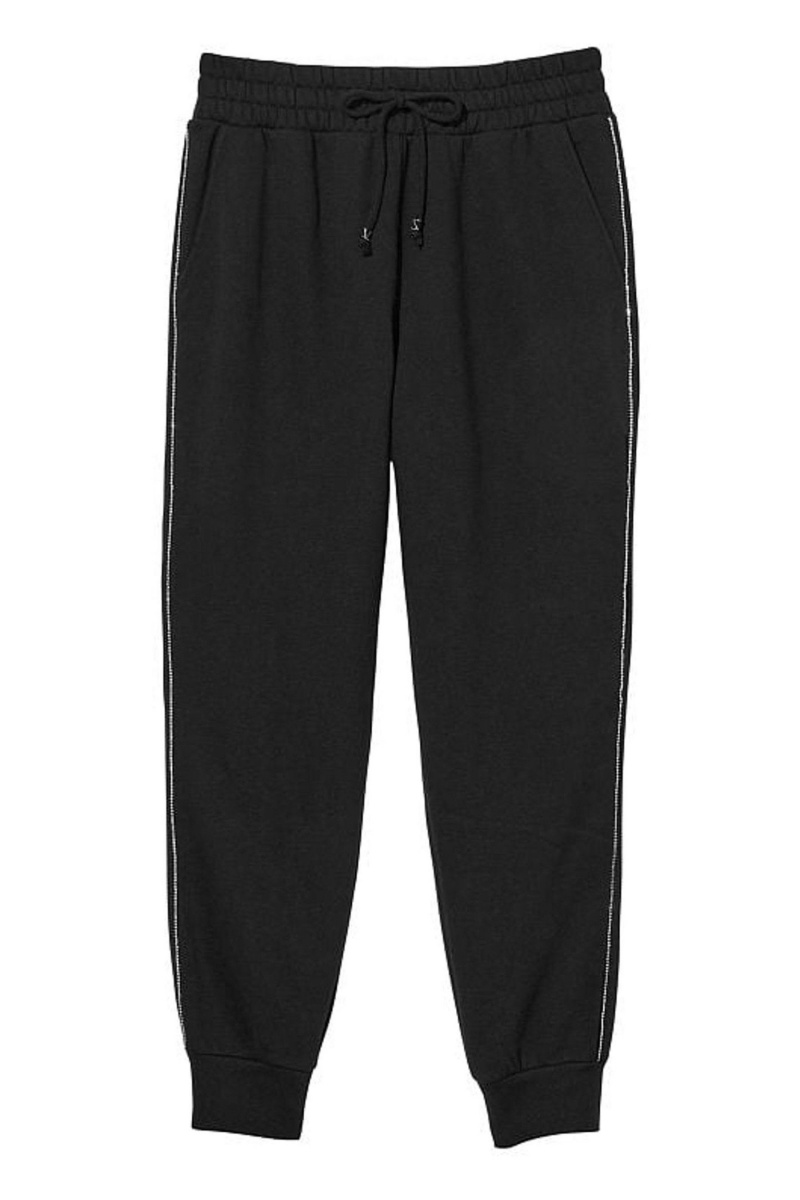 Victoria's Secret Fleece Jogger Čierne | ARMEZ-6349