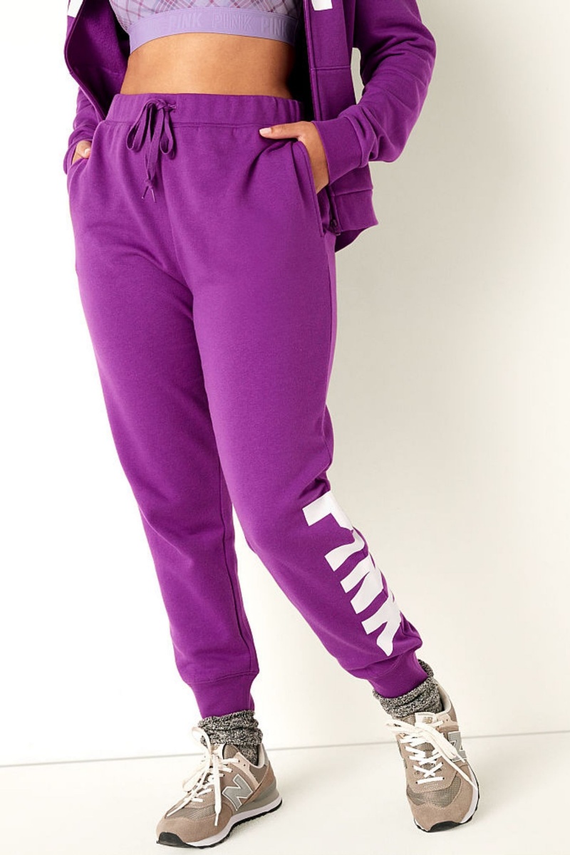 Victoria\'s Secret Fleece Lounge Jogger Ruzove | FVWXG-5718