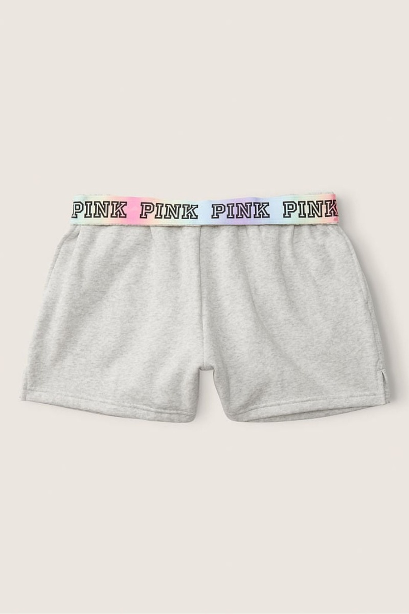 Victoria's Secret Foldover Sweat Shorts Siva | FICWG-4320