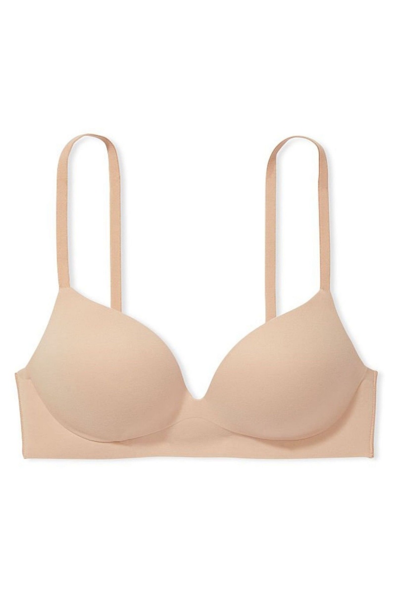 Victoria's Secret Incredible Smooth Non Wired Push Up Bra Čierne | FWVOJ-8506