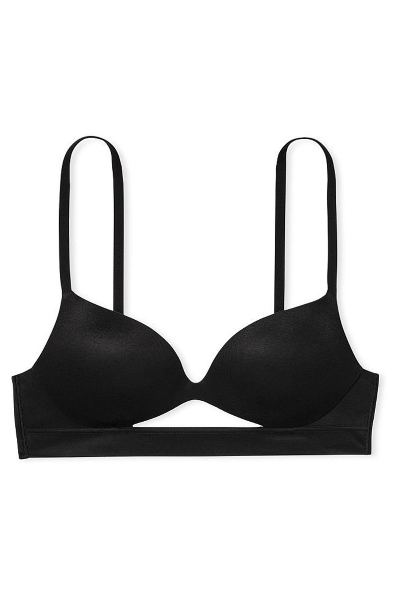 Victoria's Secret Incredible Smooth Non Wired Push Up Bra Čierne | ADMCO-6540