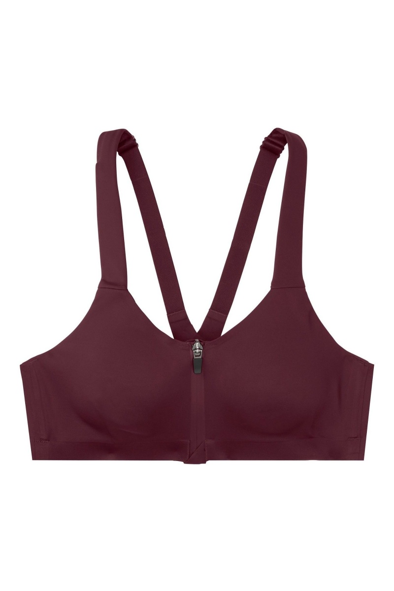 Victoria's Secret Knockout High Impact Racerback Zip Up Sports Bra Marhule Oranžové | QYGKB-3602