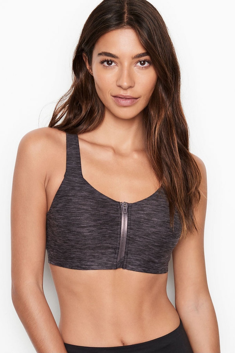 Victoria's Secret Knockout High Impact Racerback Zip Up Sports Bra Marhule Oranžové | GFAVH-4610