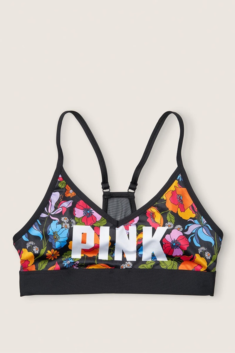 Victoria's Secret Lightly Podsite Low Impact Sports Bra Neon Bubble Empower Each Other | VSRWP-5647