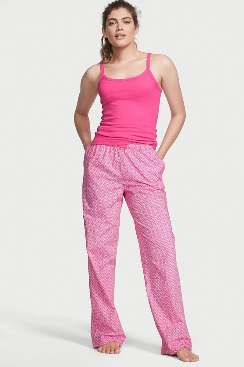 Victoria\'s Secret Long Pyjamas Modre | MKWHZ-3472