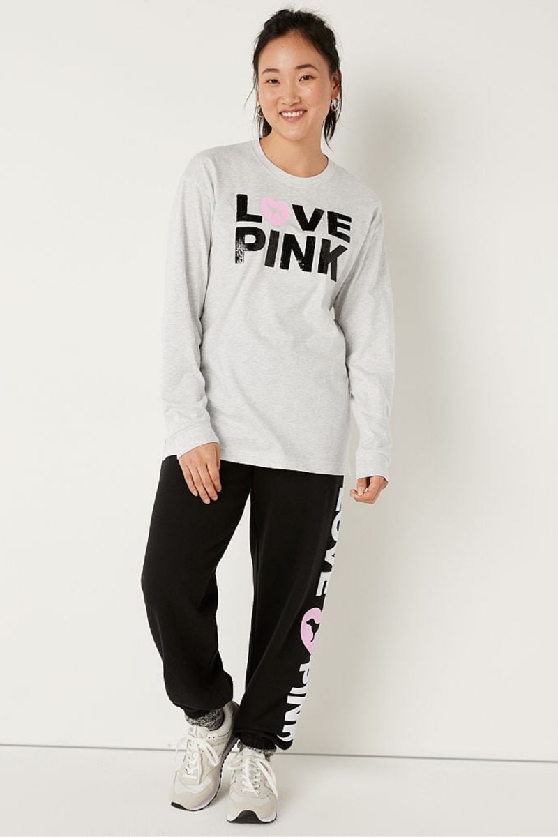 Victoria's Secret Long Sleeve T-Shirt Zelene | UAQWL-4219