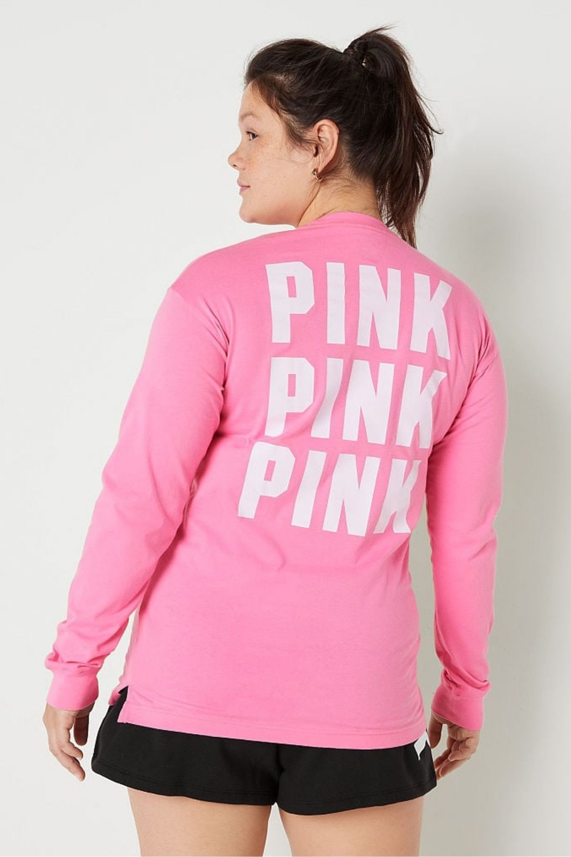 Victoria's Secret Long Sleeve T-Shirt Zelene | PTSCY-7280