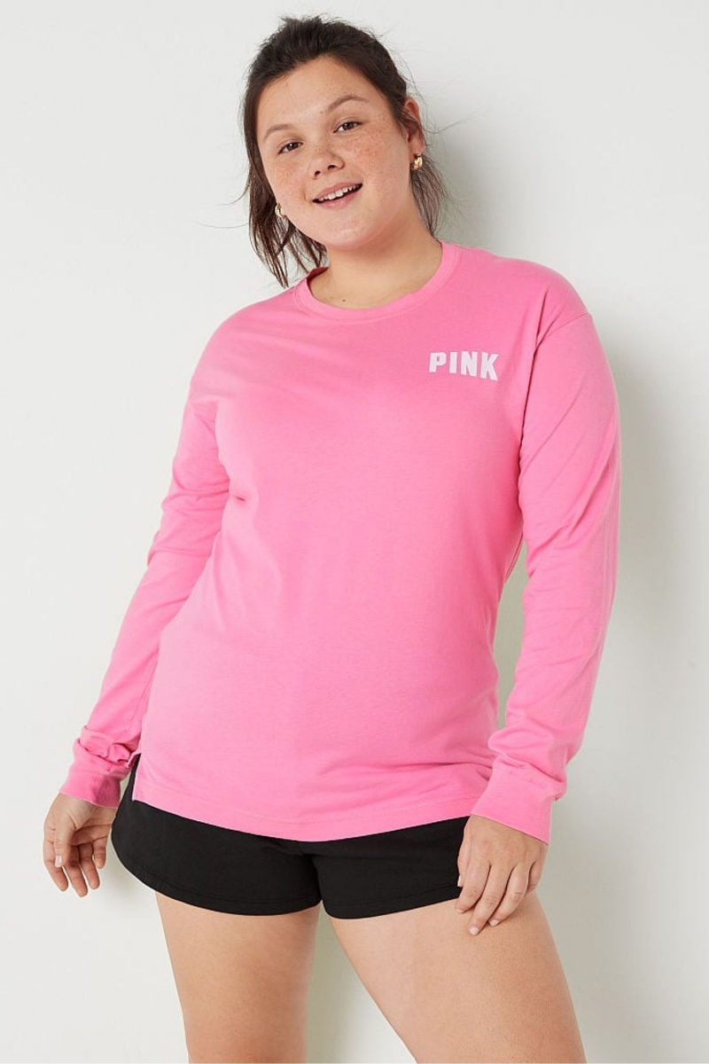 Victoria\'s Secret Long Sleeve T-Shirt Zelene | PTSCY-7280