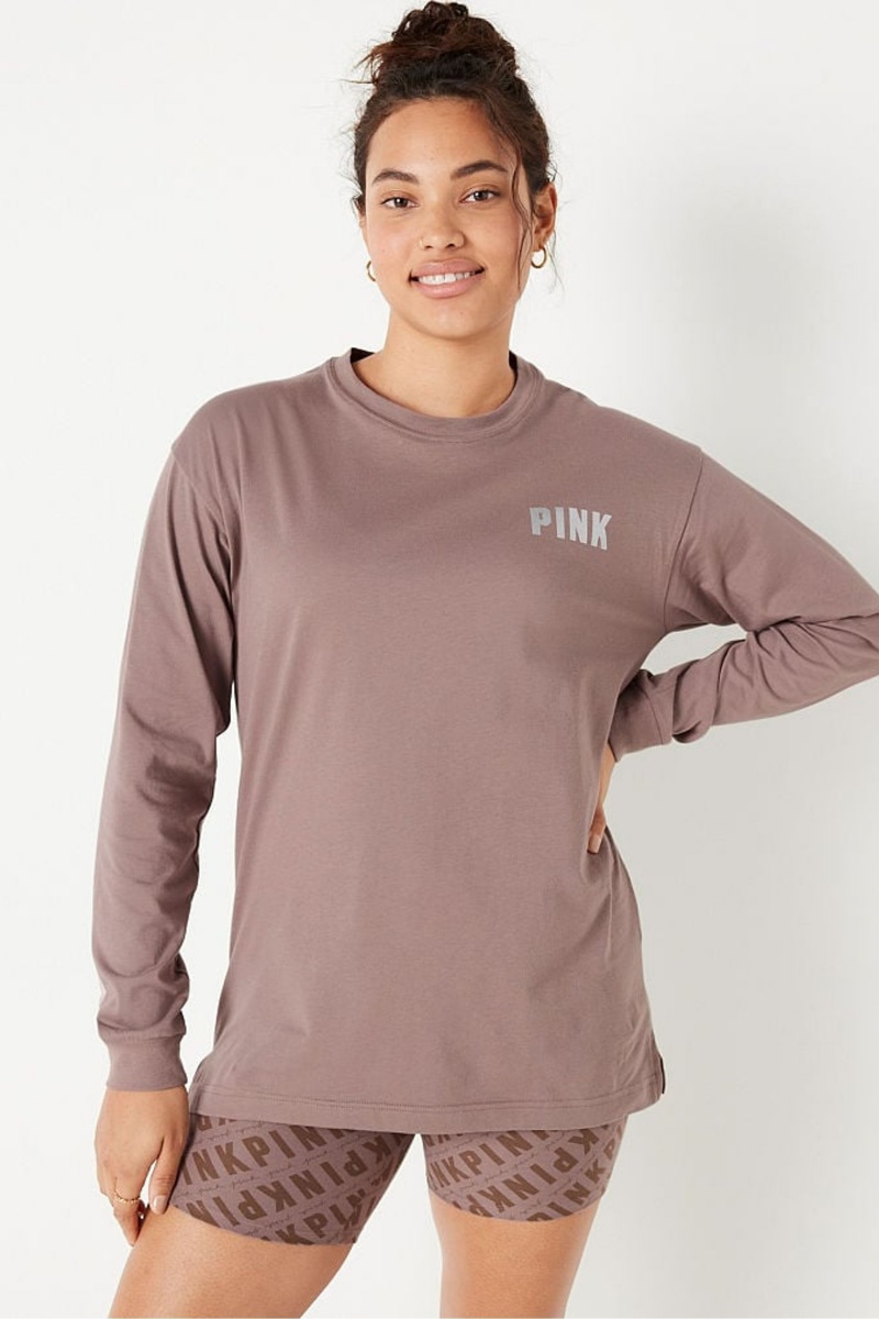 Victoria\'s Secret Long Sleeve T-Shirt Zelene | WKMOB-9670