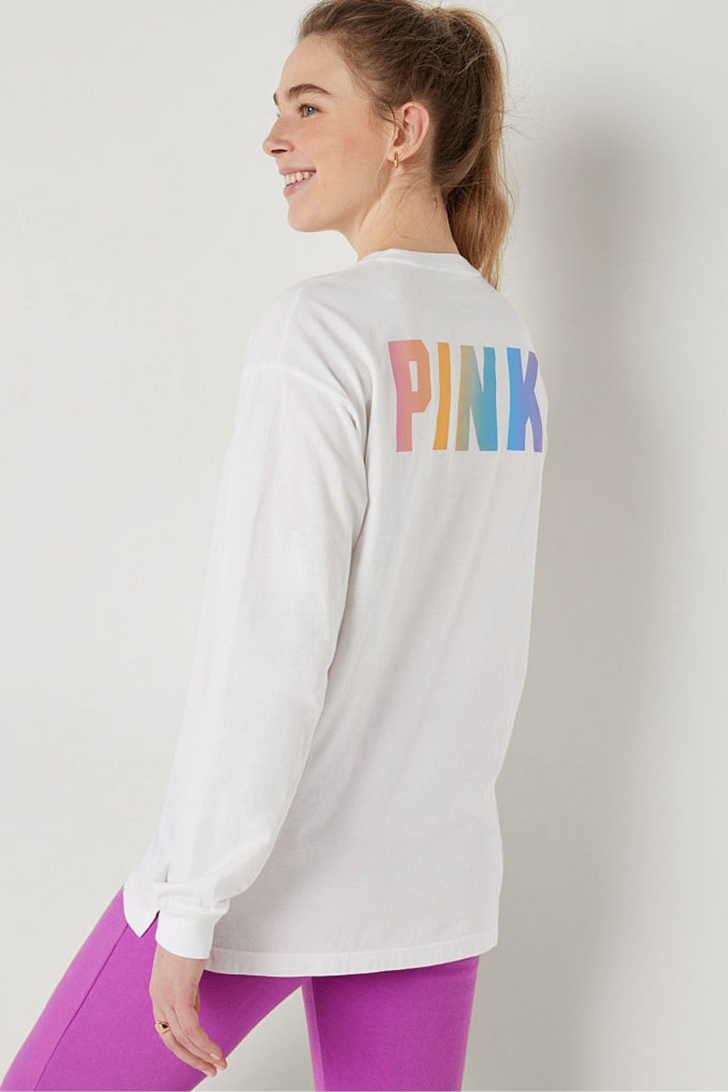 Victoria's Secret Long Sleeve T-Shirt Zelene | PZOBY-7123