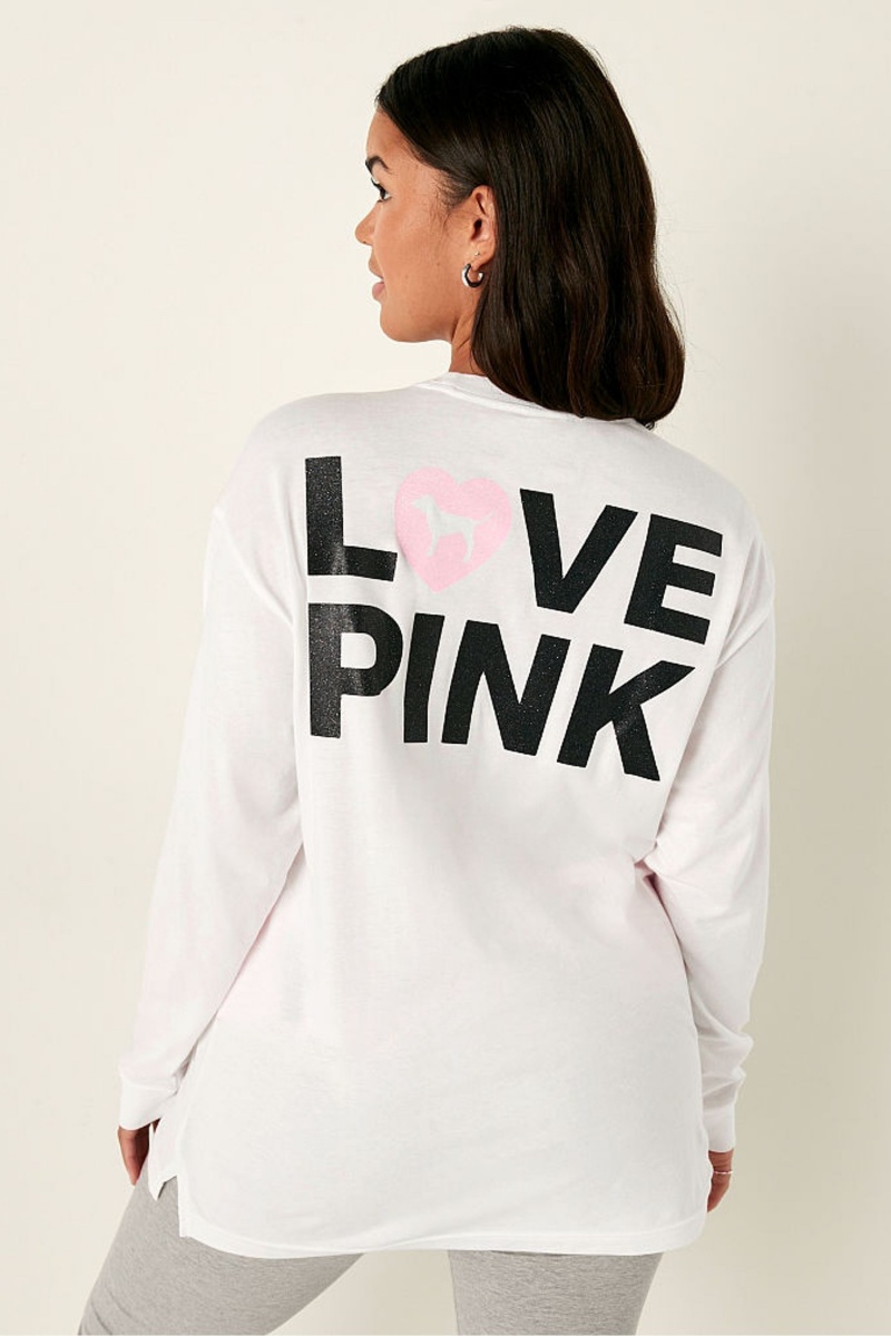 Victoria's Secret Long Sleeve T-Shirt Zelene | THVUG-0715