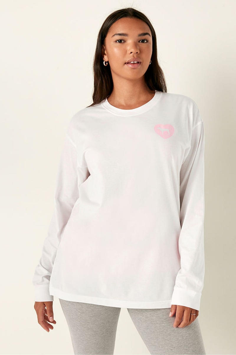 Victoria\'s Secret Long Sleeve T-Shirt Zelene | THVUG-0715