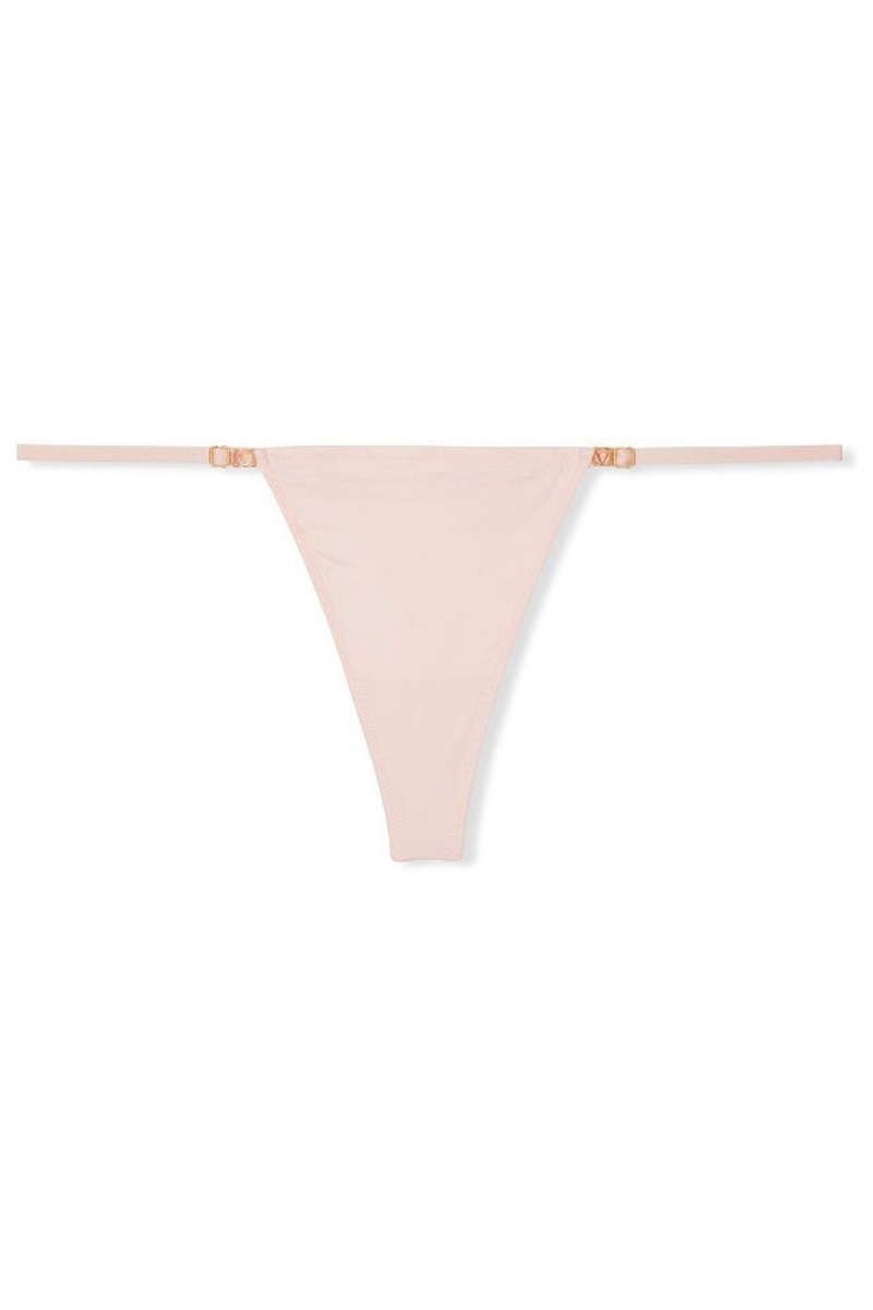 Victoria's Secret Love Cloud Adjustable String Tanga Knickers Nachový | EHRGF-7615