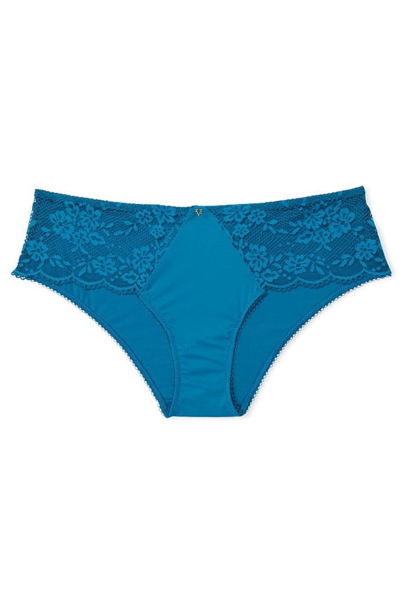 Victoria's Secret Love Cloud Cipkovane Trim Hipster Knickers Modre | UMQXT-8592