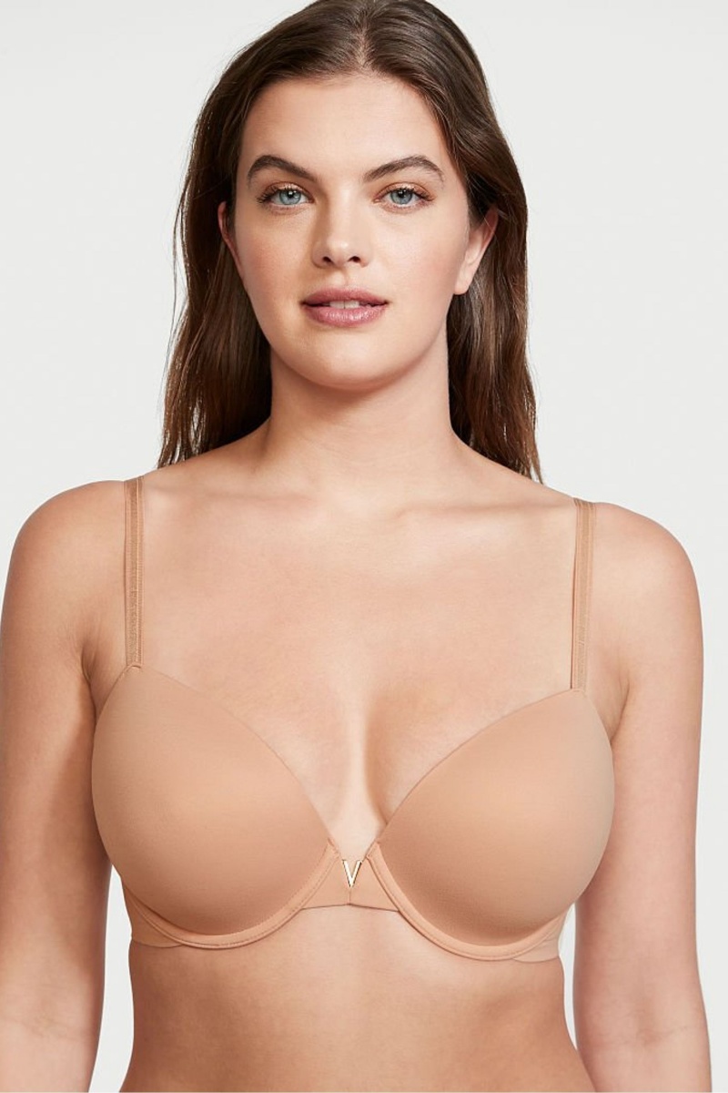 Victoria\'s Secret Love Cloud Smooth Bra Sweet Nougat Nude | SJAUP-6940