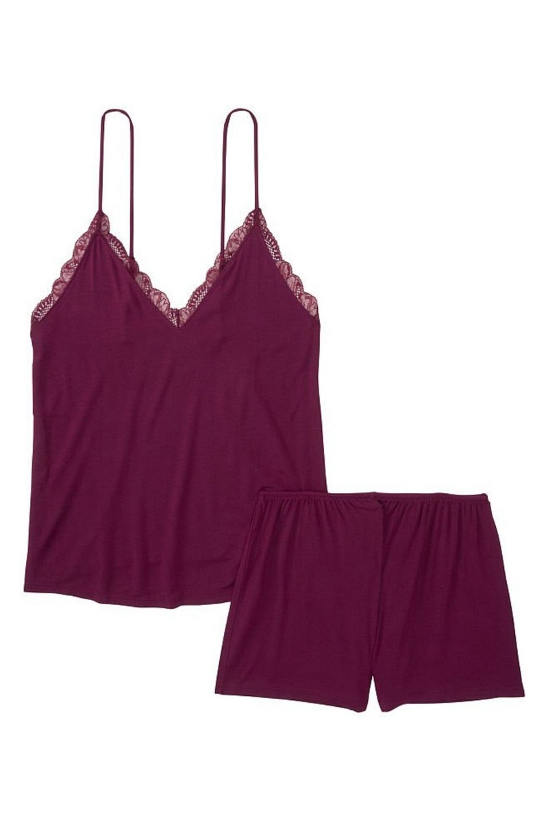 Victoria's Secret Modal Cami Set Čierne | BMVJY-9260