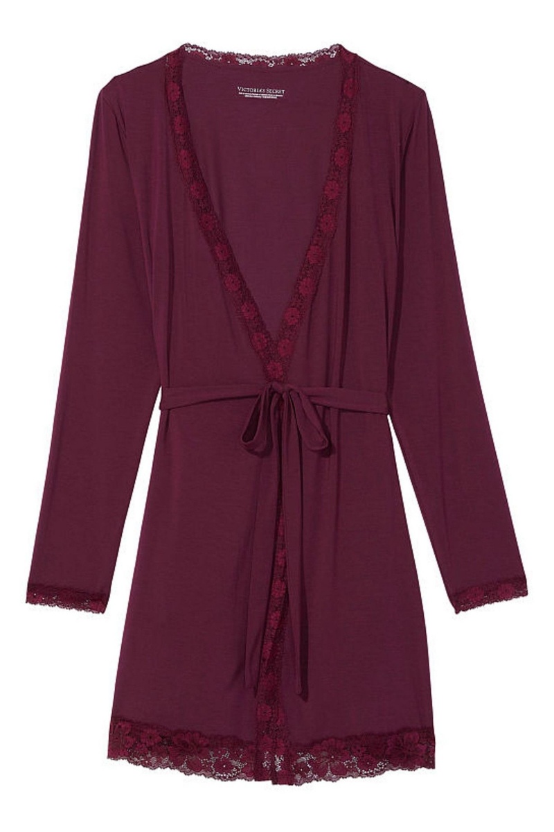 Victoria's Secret Modal Kimono Robe Nachový | SXFZA-2705