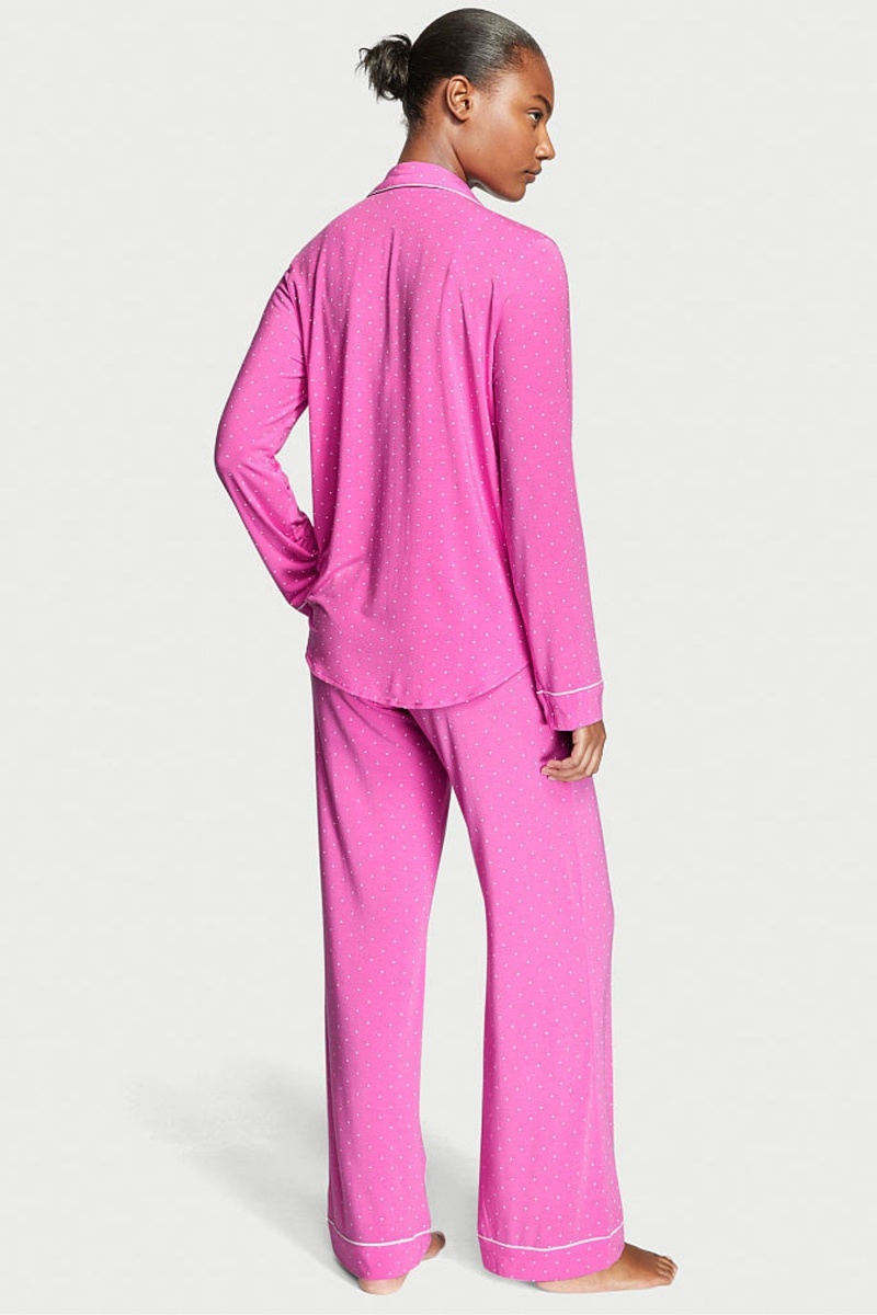 Victoria's Secret Modal Long Pyjamas Čierne Zelene | RQOIE-7608