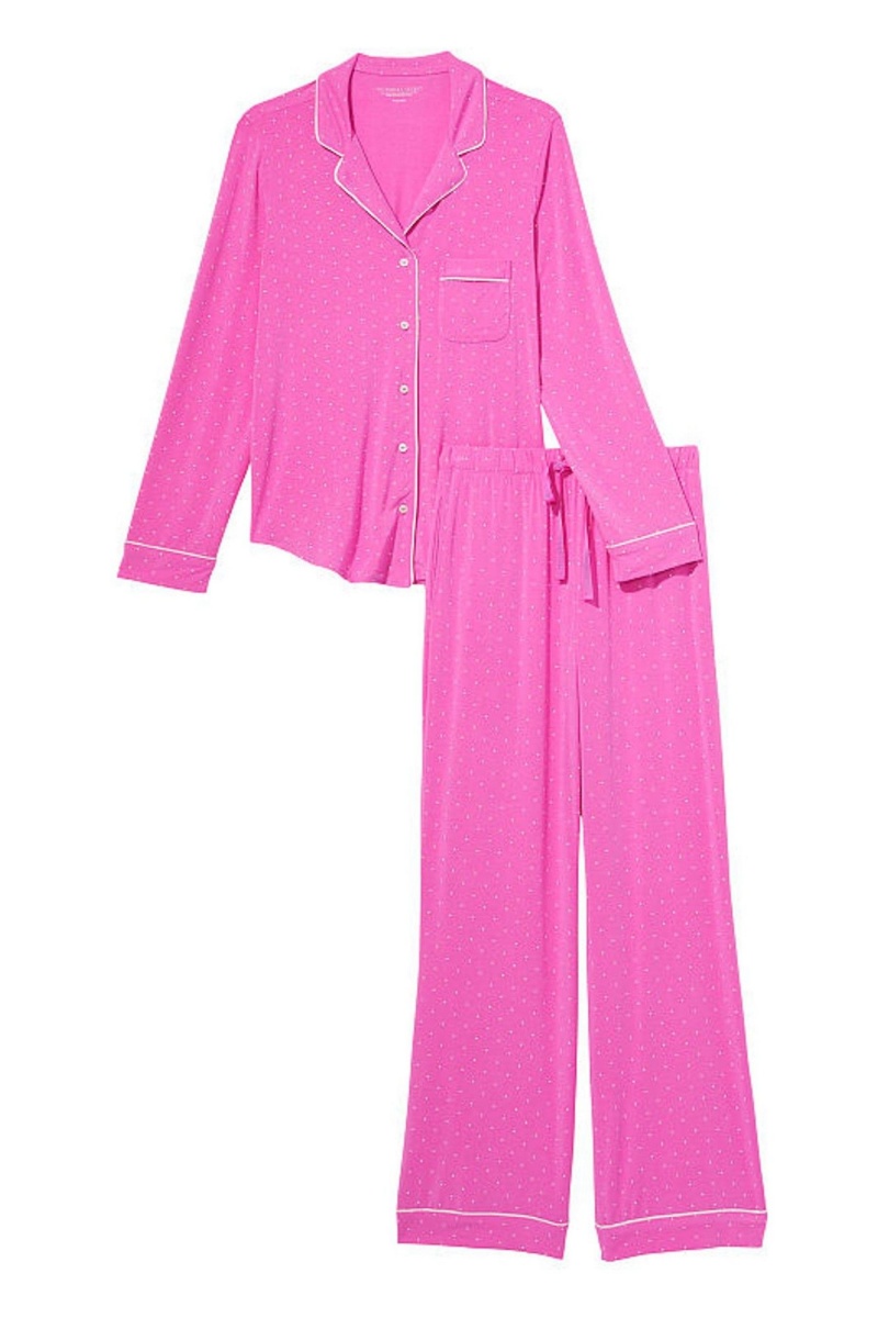 Victoria's Secret Modal Long Pyjamas Čierne Zelene | RQOIE-7608