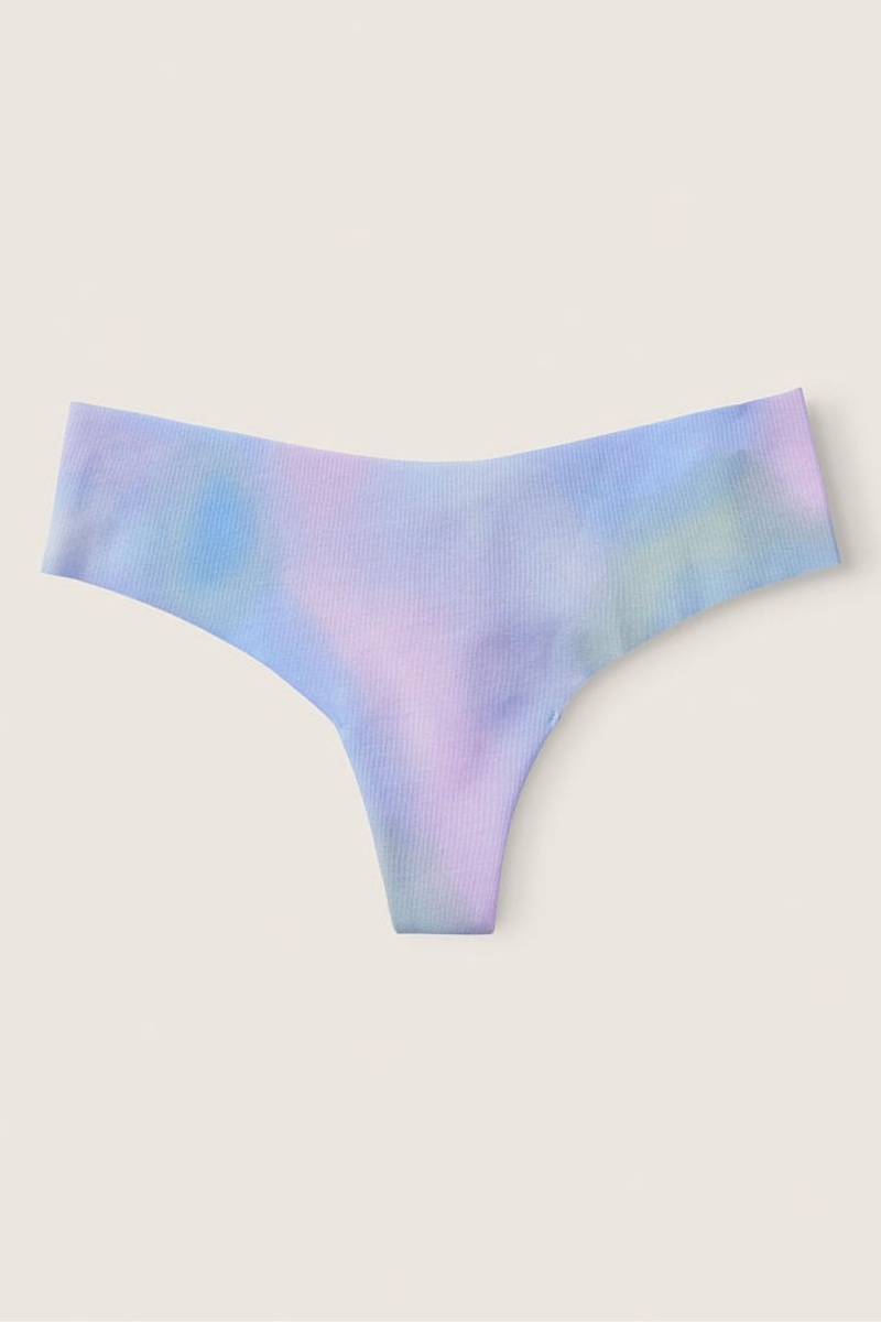 Victoria\'s Secret No-Show No Show Tanga Knickers Modre | UAJZM-0143