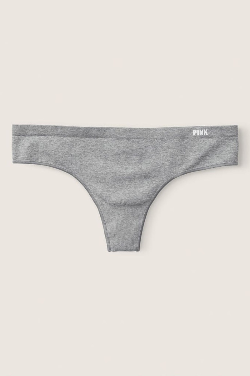 Victoria\'s Secret No-Show No Show Tanga Knickers Siva | FJUGB-0569